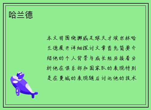 哈兰德